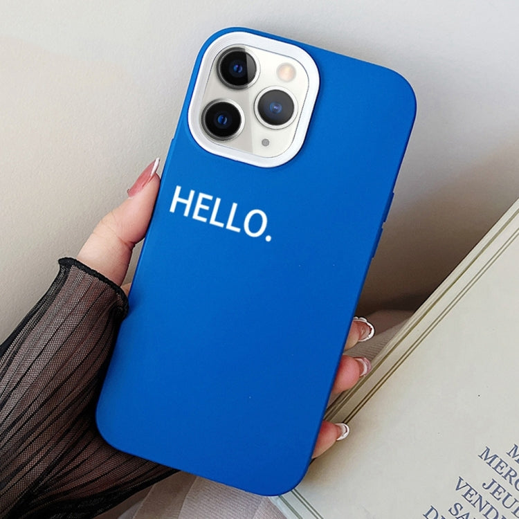 HELLO Word PC Hybrid TPU Phone Case, For iPhone 12 mini, For iPhone 11 Pro Max, For iPhone 11