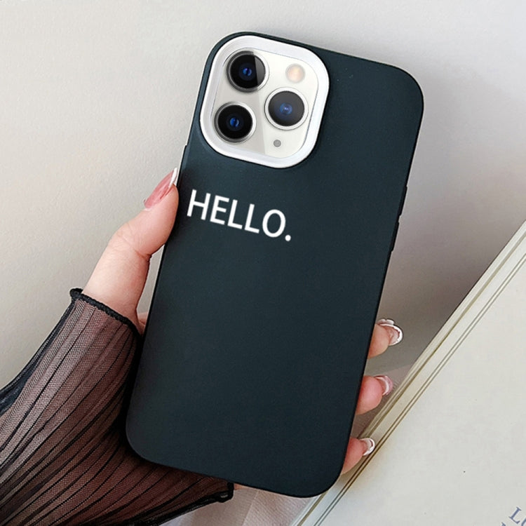 HELLO Word PC Hybrid TPU Phone Case, For iPhone 11 Pro, For iPhone X / XS, For iPhone XR