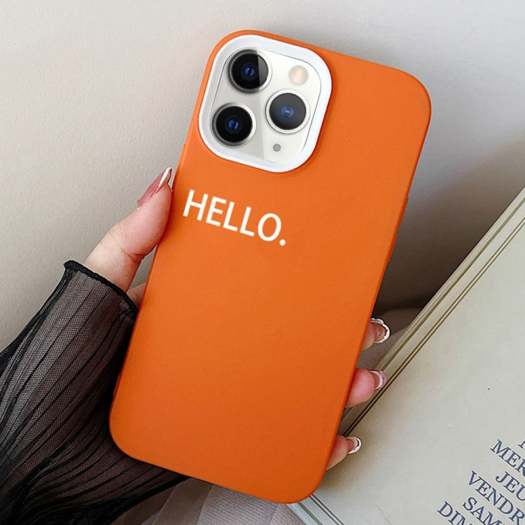 HELLO Word PC Hybrid TPU Phone Case, For iPhone 11 Pro, For iPhone X / XS, For iPhone XR