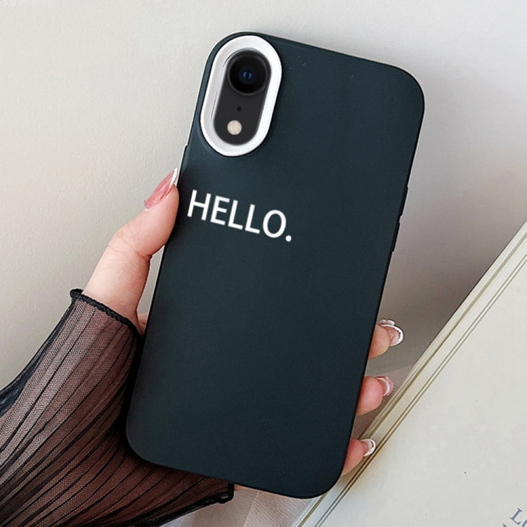 HELLO Word PC Hybrid TPU Phone Case, For iPhone 11 Pro, For iPhone X / XS, For iPhone XR