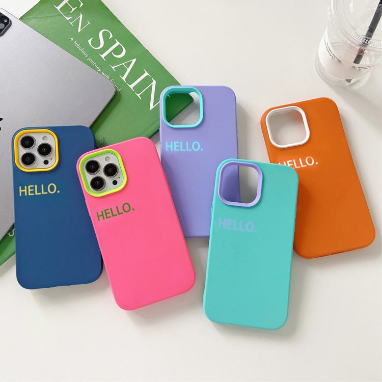 HELLO Word PC Hybrid TPU Phone Case, For iPhone 11 Pro, For iPhone X / XS, For iPhone XR