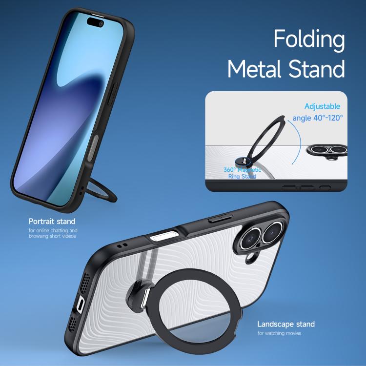 DUX DUCIS Aimo Mag Series MagSafe Ring Holder Frosted Phone Case