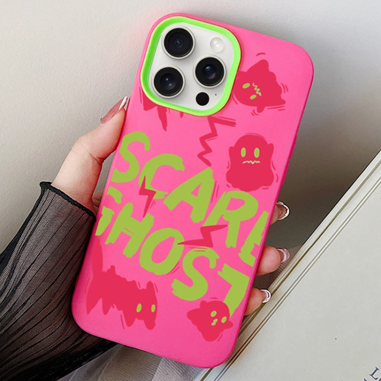 Scared Ghost PC Hybrid TPU Phone Case, For iPhone 13 mini, For iPhone 12 / 12 Pro, For iPhone 12 Pro Max