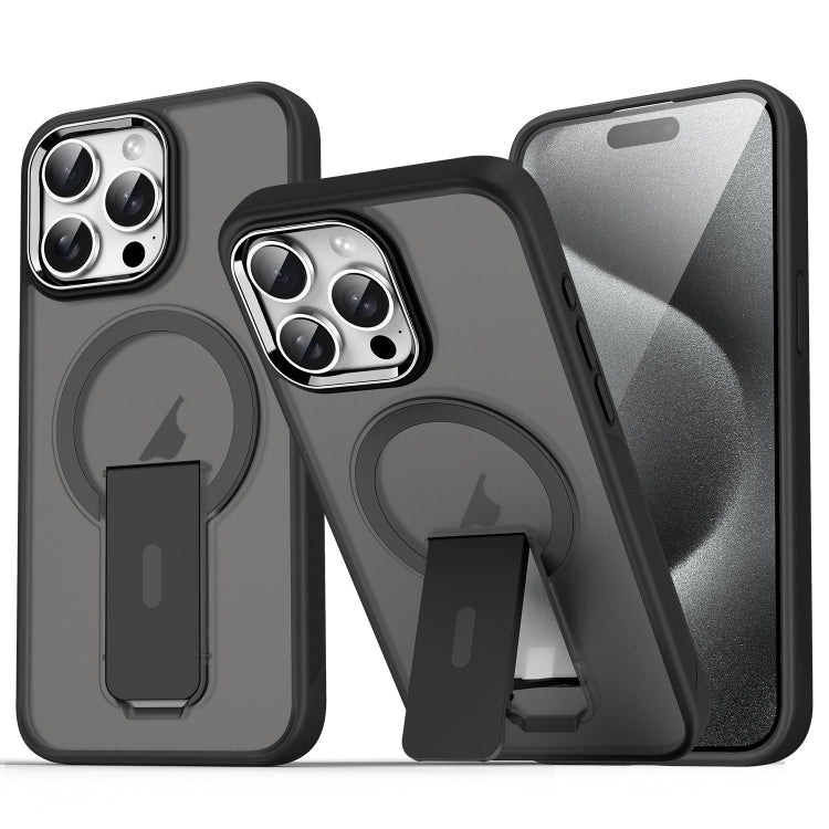 Acrylic Hybrid TPU MagSafe Holder Phone Case, For iPhone 15 Pro Max, For iPhone 15 Pro, For iPhone 15 Plus / 14 Plus, For iPhone 15