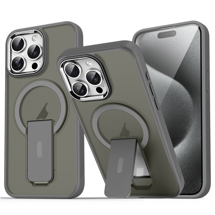 Acrylic Hybrid TPU MagSafe Holder Phone Case, For iPhone 15 Pro Max, For iPhone 15 Pro, For iPhone 15 Plus / 14 Plus, For iPhone 15