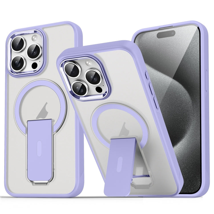 Acrylic Hybrid TPU MagSafe Holder Phone Case, For iPhone 15 Pro Max, For iPhone 15 Pro, For iPhone 15 Plus / 14 Plus, For iPhone 15