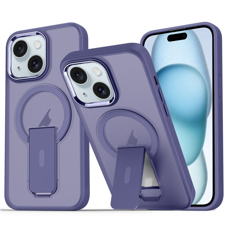 Acrylic Hybrid TPU MagSafe Holder Phone Case, For iPhone 15 Pro Max, For iPhone 15 Pro, For iPhone 15 Plus / 14 Plus, For iPhone 15