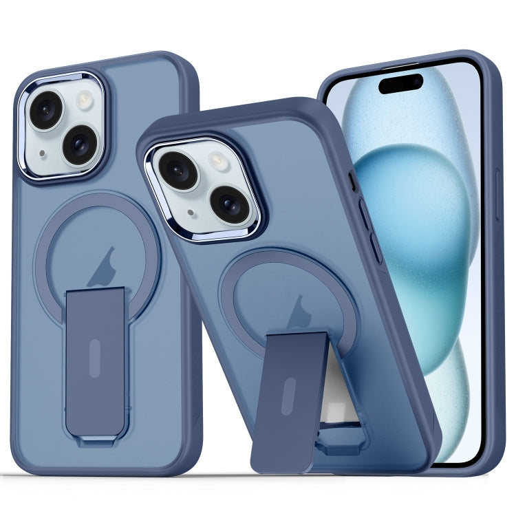 Acrylic Hybrid TPU MagSafe Holder Phone Case, For iPhone 15 Pro Max, For iPhone 15 Pro, For iPhone 15 Plus / 14 Plus, For iPhone 15