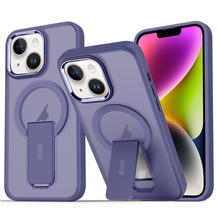 Acrylic Hybrid TPU MagSafe Holder Phone Case, For iPhone 14 / 13, For iPhone 14 Pro, For iPhone 14 Pro Max, For iPhone 13 Pro Max