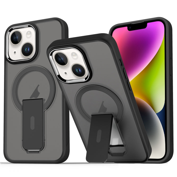 Acrylic Hybrid TPU MagSafe Holder Phone Case, For iPhone 14 / 13, For iPhone 14 Pro, For iPhone 14 Pro Max, For iPhone 13 Pro Max