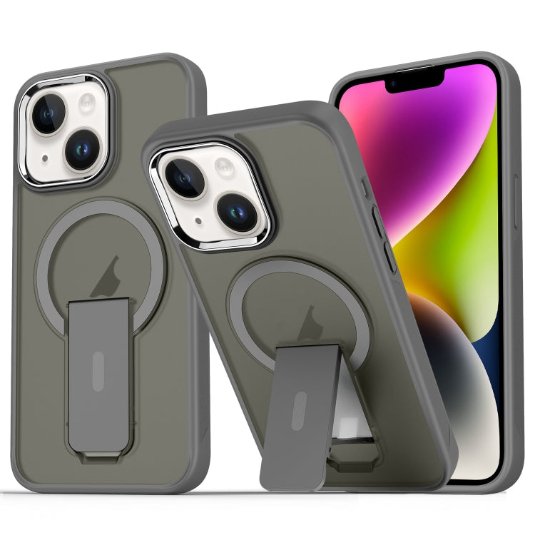 Acrylic Hybrid TPU MagSafe Holder Phone Case, For iPhone 14 / 13, For iPhone 14 Pro, For iPhone 14 Pro Max, For iPhone 13 Pro Max