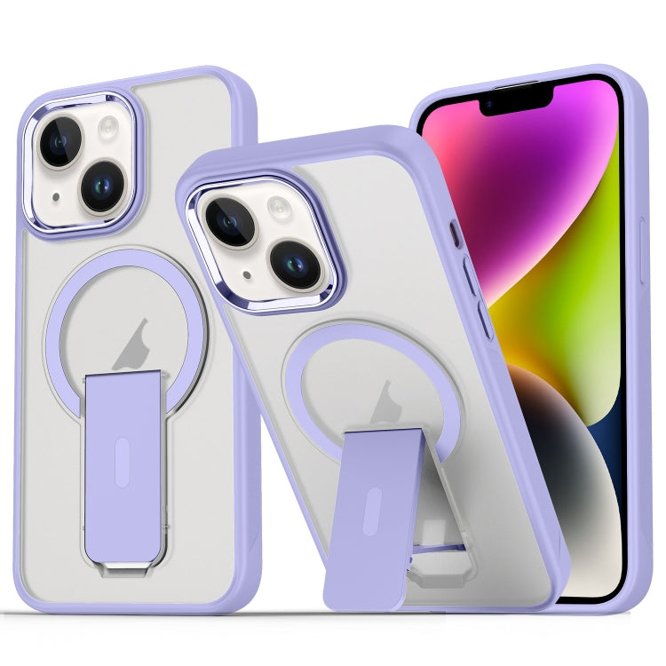 Acrylic Hybrid TPU MagSafe Holder Phone Case, For iPhone 14 / 13, For iPhone 14 Pro, For iPhone 14 Pro Max, For iPhone 13 Pro Max