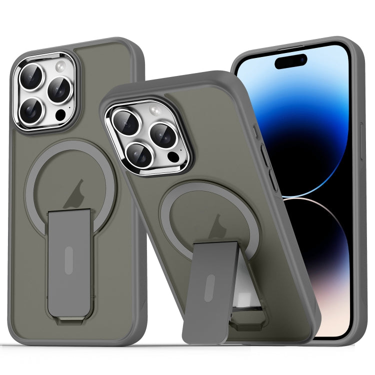 Acrylic Hybrid TPU MagSafe Holder Phone Case, For iPhone 14 / 13, For iPhone 14 Pro, For iPhone 14 Pro Max, For iPhone 13 Pro Max