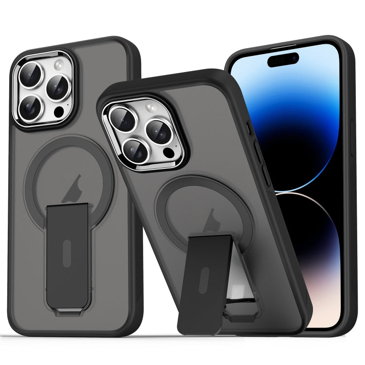 Acrylic Hybrid TPU MagSafe Holder Phone Case, For iPhone 14 / 13, For iPhone 14 Pro, For iPhone 14 Pro Max, For iPhone 13 Pro Max