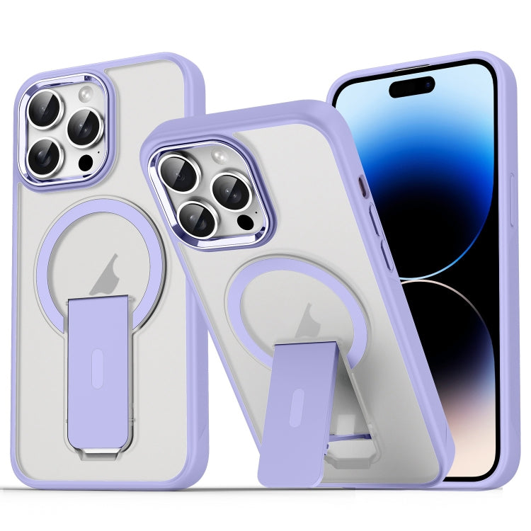 Acrylic Hybrid TPU MagSafe Holder Phone Case, For iPhone 14 / 13, For iPhone 14 Pro, For iPhone 14 Pro Max, For iPhone 13 Pro Max