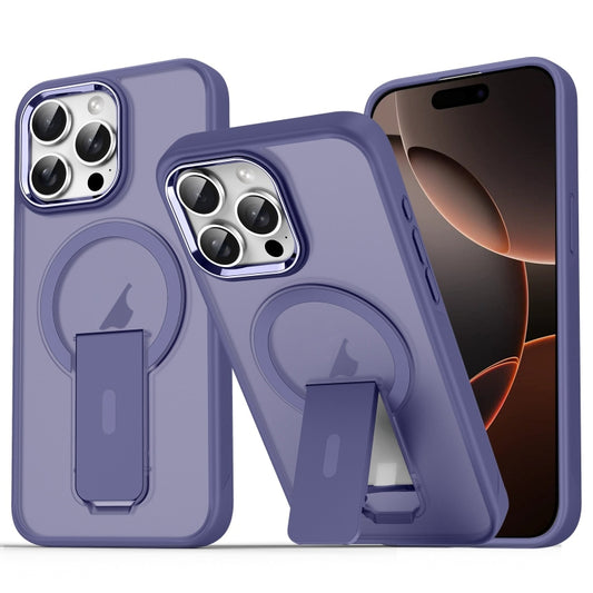 Acrylic Hybrid TPU MagSafe Holder Phone Case, For iPhone 16 Pro Max, For iPhone 16 Pro, For iPhone 16 Plus, For iPhone 16