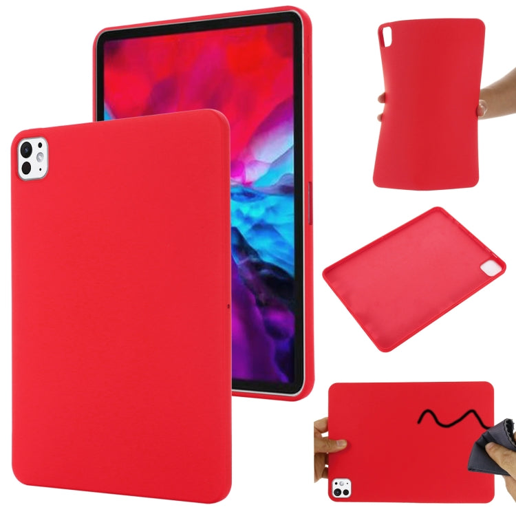 Pure Color Liquid Silicone Shockproof Tablet Case, For iPad Air 13 2025 / 2024, For iPad Pro 13 2024, For iPad Pro 11 2024