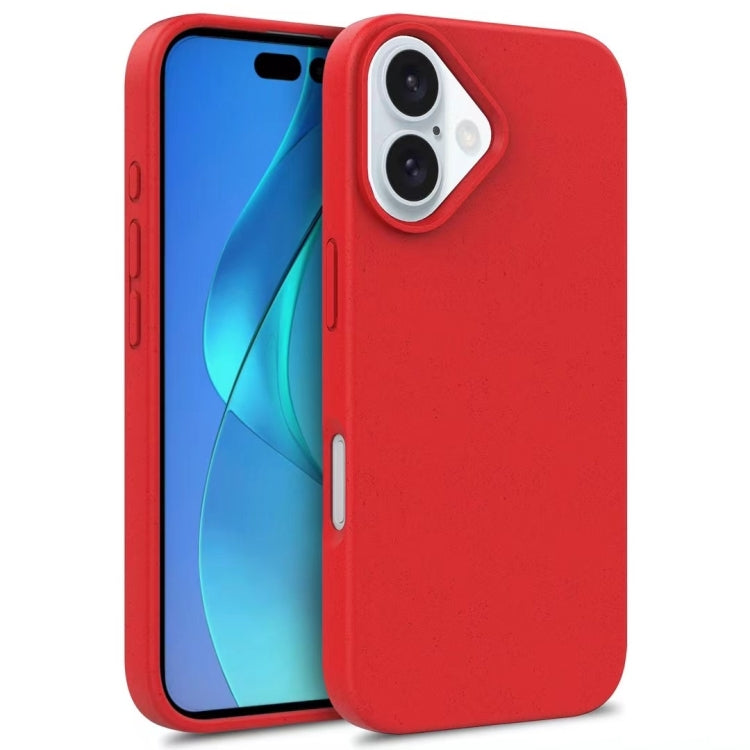 Wheat Straw TPU Phone Case, For iPhone 16 Pro, For iPhone 16 Plus, For iPhone 16