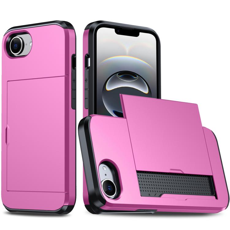 Shockproof Armor Phone Case with Card Slot, For iPhone 17 Air, iPhone 16e