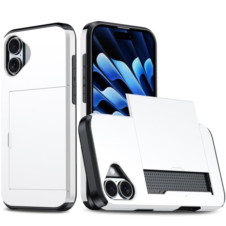 Shockproof Armor Phone Case with Card Slot, For iPhone 17 Pro Max, For iPhone 17 Pro