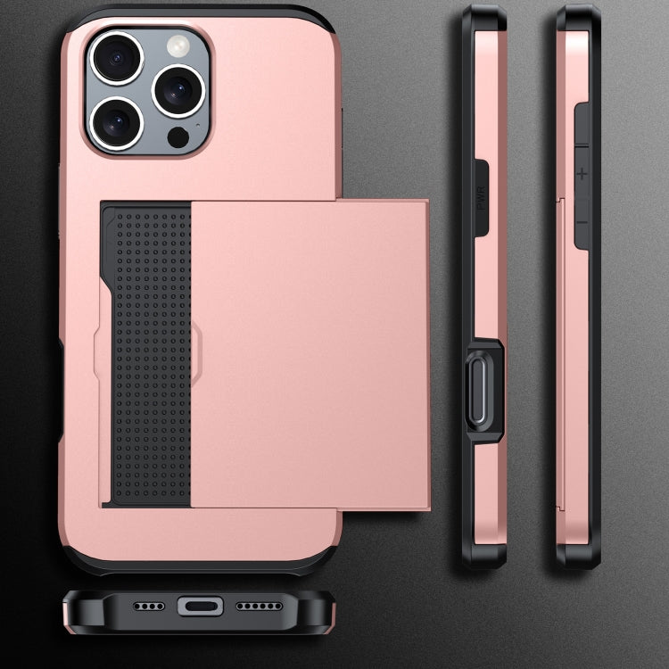 Shockproof Armor Phone Case with Card Slot, For iPhone 17 Air, iPhone 16e