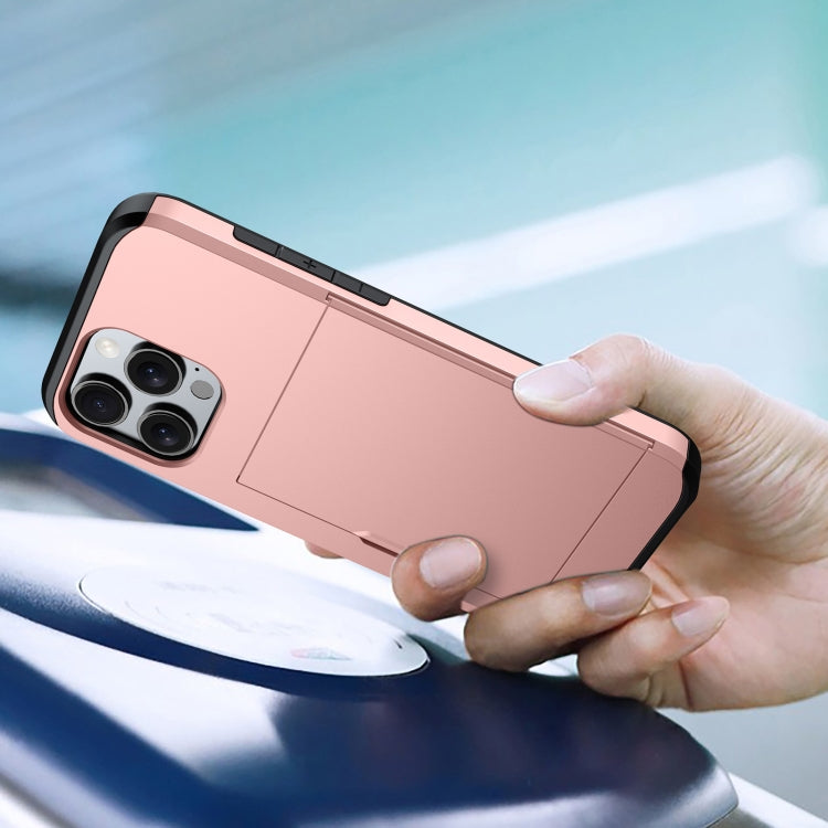 Shockproof Armor Phone Case with Card Slot, For iPhone 17 Air, iPhone 16e