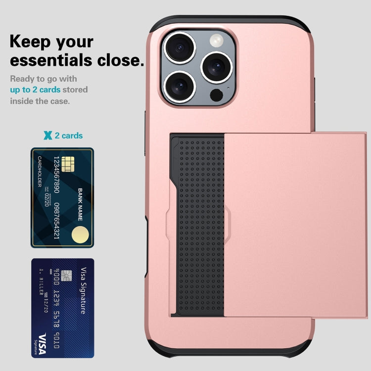 Shockproof Armor Phone Case with Card Slot, For iPhone 17 Air, iPhone 16e