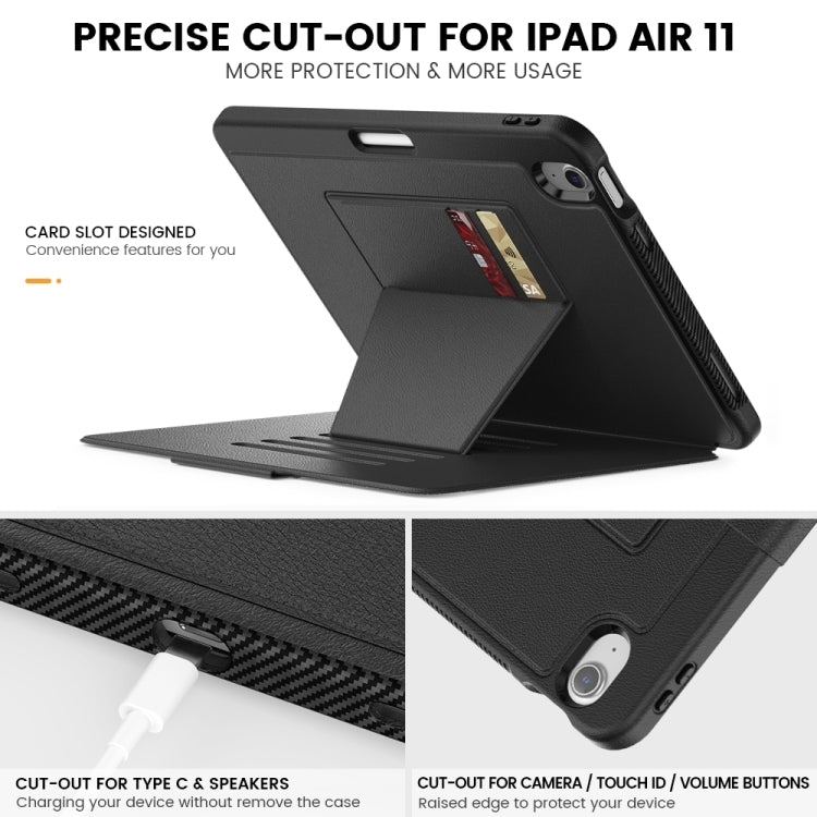 Smart B Magnetic Holder Leather Tablet Case, For iPad Air 11 2025 / 2024, For iPad Pro 11 2024