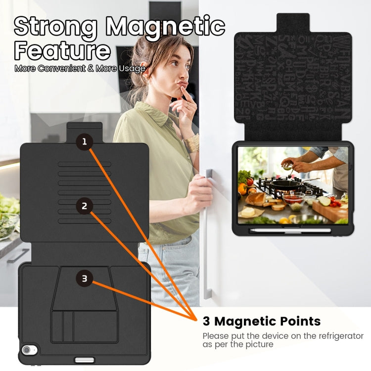 Smart B Magnetic Holder Leather Tablet Case, For iPad Air 11 2025 / 2024, For iPad Pro 11 2024