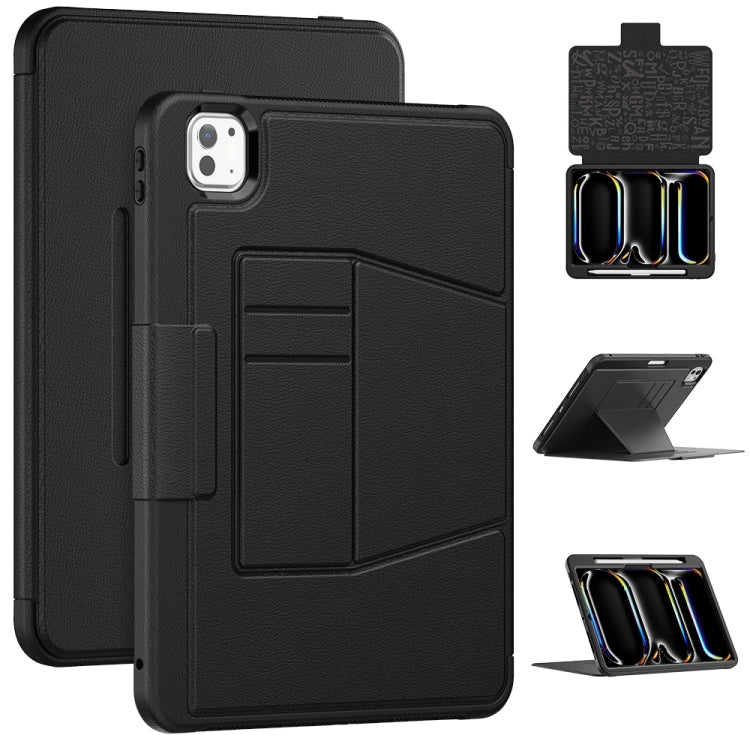 Smart B Magnetic Holder Leather Tablet Case, For iPad Air 11 2025 / 2024, For iPad Pro 11 2024