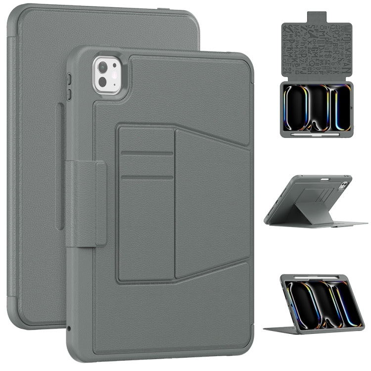 Smart B Magnetic Holder Leather Tablet Case, For iPad Air 11 2025 / 2024, For iPad Pro 11 2024