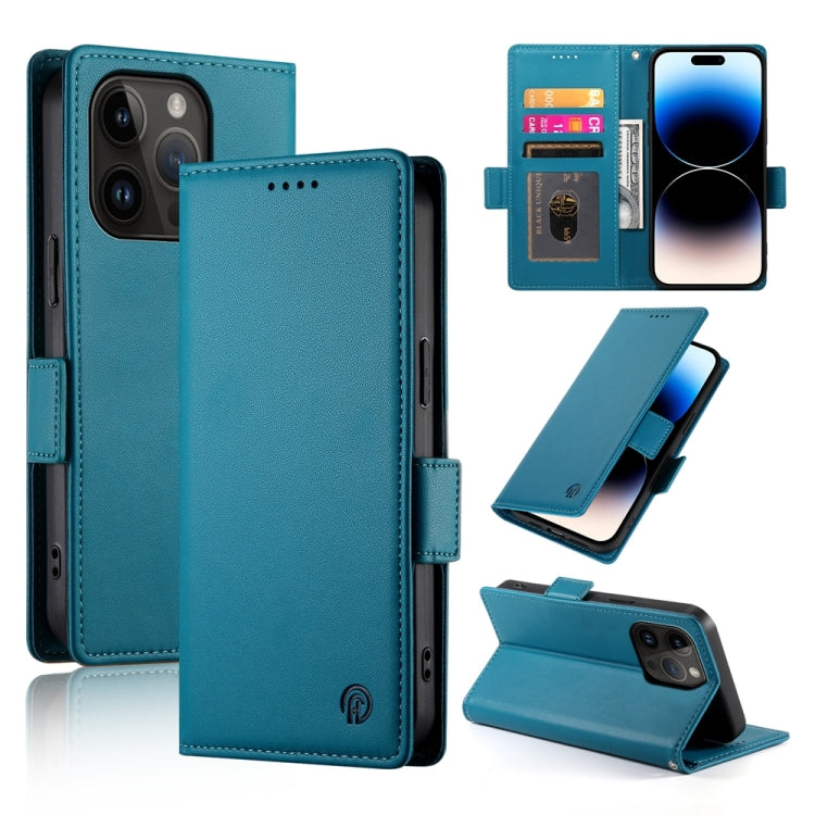 Side Buckle Magnetic Frosted Leather Phone Case, For iPhone 14 Pro, For iPhone 14 Pro Max, For iPhone SE 2022 / SE 2020 / 8