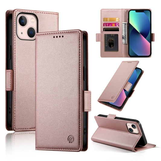 Side Buckle Magnetic Frosted Leather Phone Case, For iPhone 13 mini, For iPhone 12 / 12 Pro, For iPhone 12 Pro Max