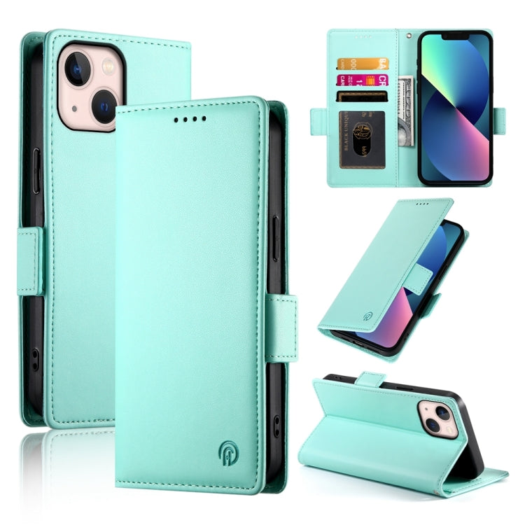 Side Buckle Magnetic Frosted Leather Phone Case, For iPhone 13 mini, For iPhone 12 / 12 Pro, For iPhone 12 Pro Max