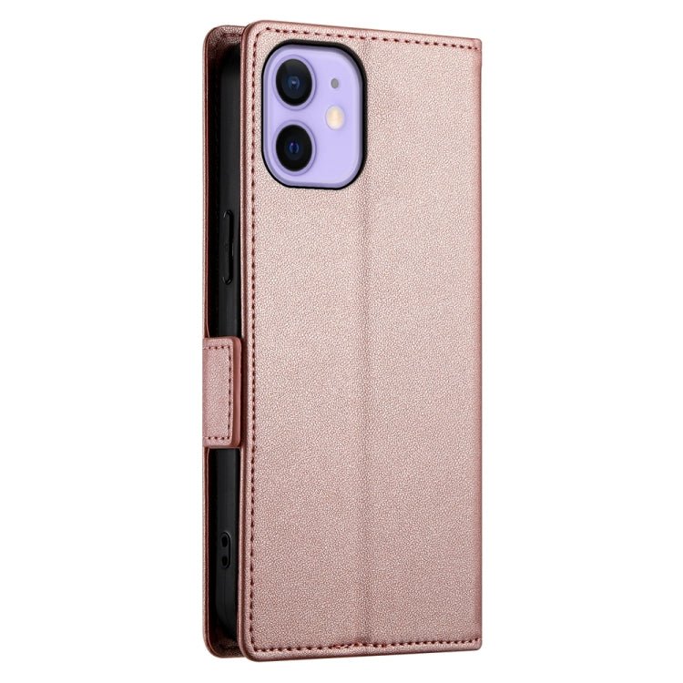 Side Buckle Magnetic Frosted Leather Phone Case, For iPhone 12 mini, For iPhone 11 Pro Max, For iPhone 11