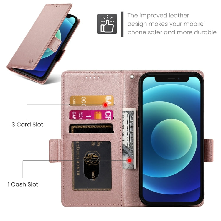 Side Buckle Magnetic Frosted Leather Phone Case, For iPhone 12 mini, For iPhone 11 Pro Max, For iPhone 11
