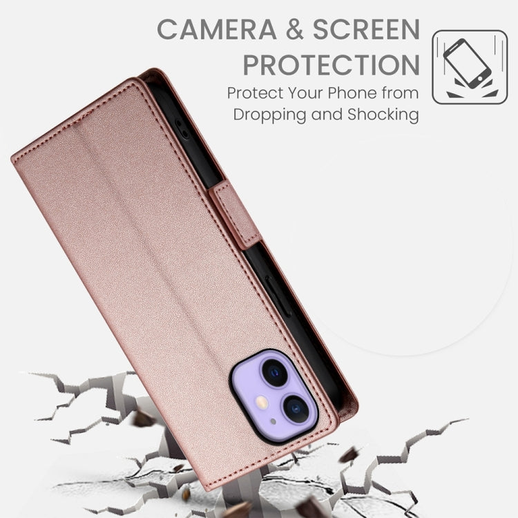 Side Buckle Magnetic Frosted Leather Phone Case, For iPhone 12 mini, For iPhone 11 Pro Max, For iPhone 11