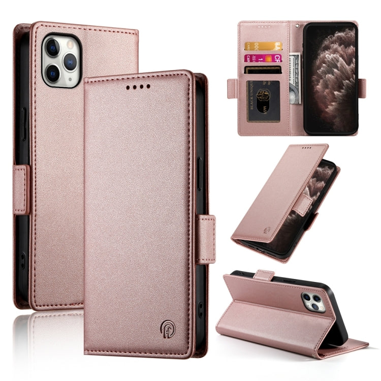 Side Buckle Magnetic Frosted Leather Phone Case, For iPhone 12 mini, For iPhone 11 Pro Max, For iPhone 11