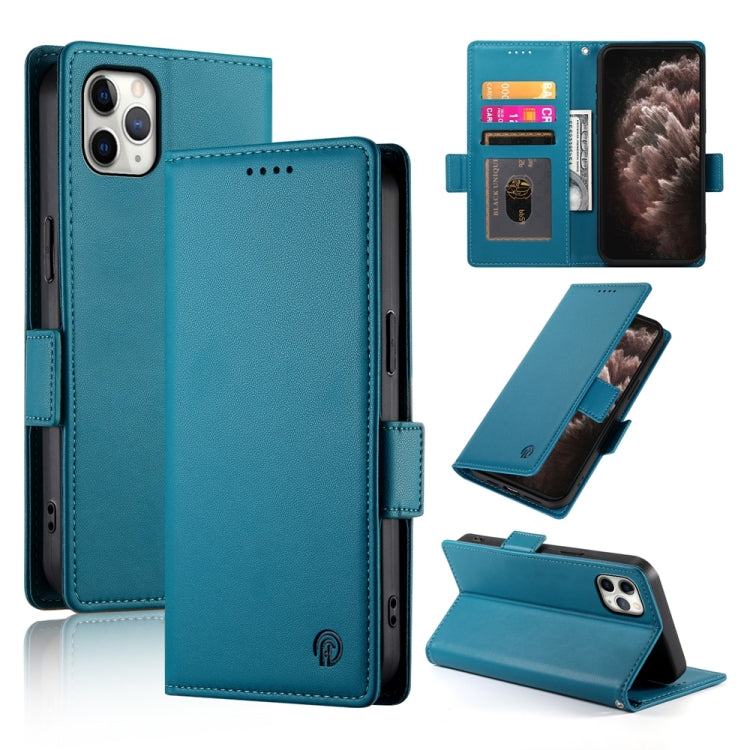 Side Buckle Magnetic Frosted Leather Phone Case, For iPhone 12 mini, For iPhone 11 Pro Max, For iPhone 11
