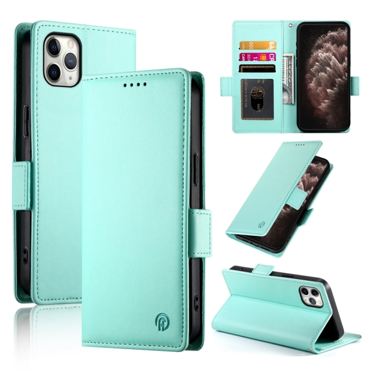 Side Buckle Magnetic Frosted Leather Phone Case, For iPhone 12 mini, For iPhone 11 Pro Max, For iPhone 11