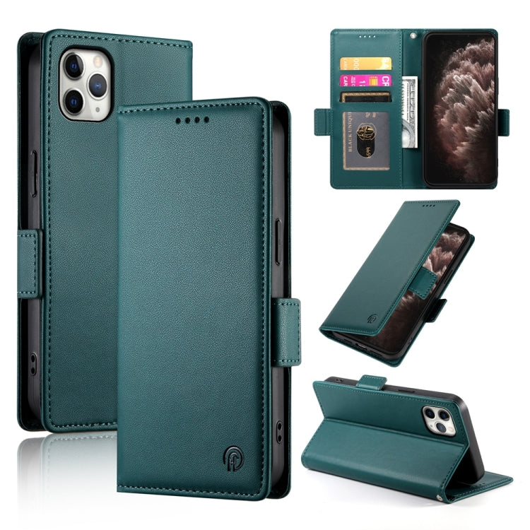 Side Buckle Magnetic Frosted Leather Phone Case, For iPhone 12 mini, For iPhone 11 Pro Max, For iPhone 11