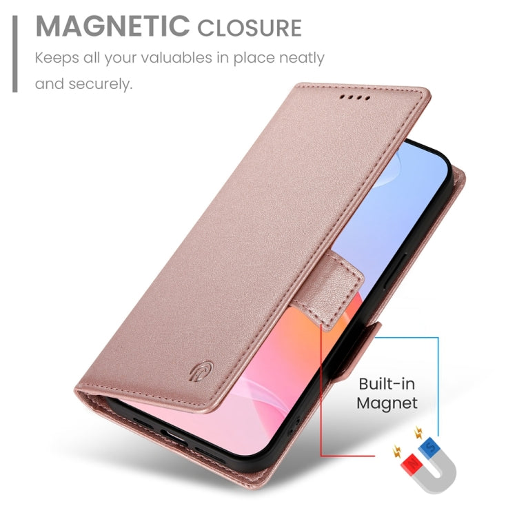 Side Buckle Magnetic Frosted Leather Phone Case, For iPhone 16 Pro, For iPhone 16 Plus, For iPhone 16