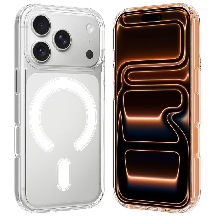 Large Hole Camera MagSafe Magnetic Clear Acrylic TPU Case