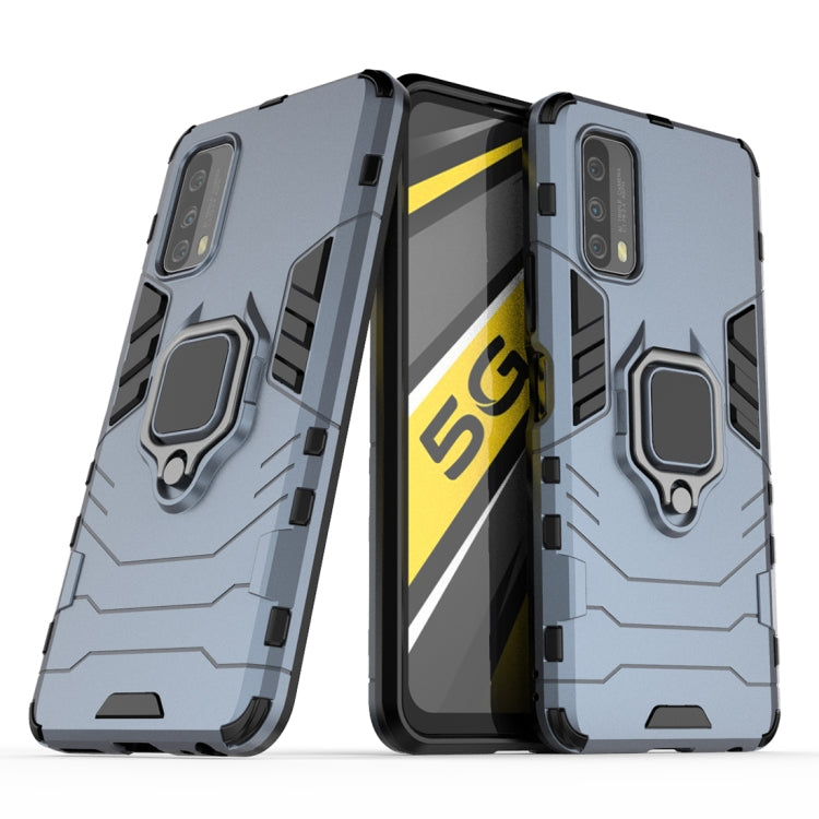 Shockproof PC + TPU Protective Case with Magnetic Ring Holder, For iPhone 12 mini, For OPPO A7 / A12, For Vivo iQOO Z1x, For Vivo X50 Pro+, For OnePlus Nord, For OPPO A72 5G, For Galaxy M01