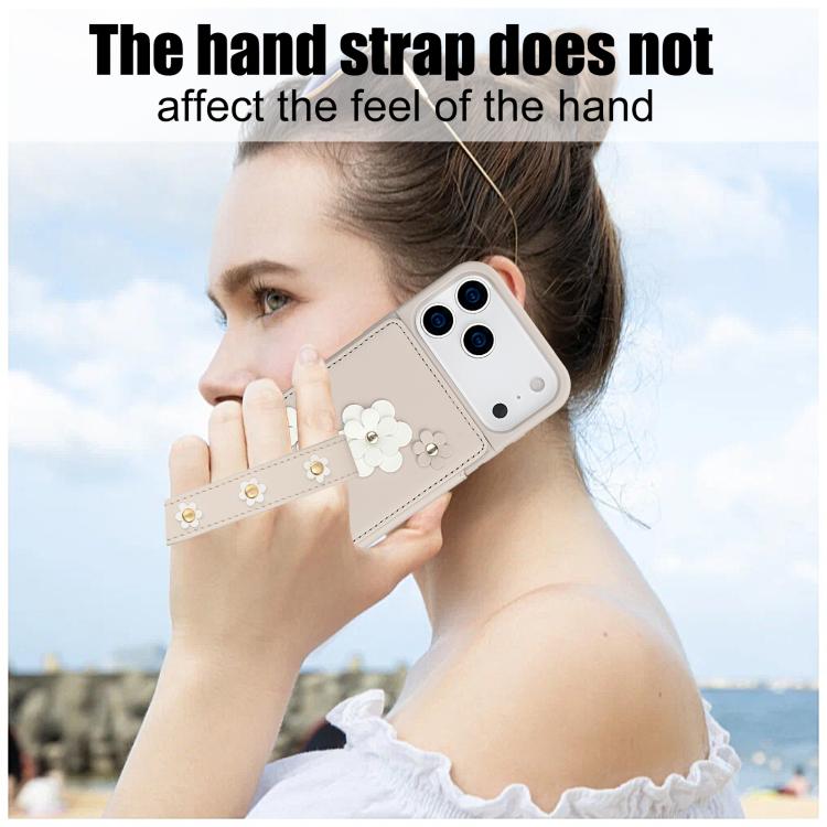 Crossbody Flower Pattern Leather Phone Case, For iPhone 17 Pro Max, For iPhone 17 Pro, For iPhone 17, For iPhone Air