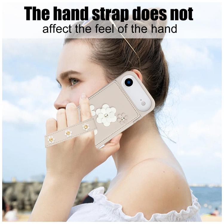 Crossbody Flower Pattern Leather Phone Case, For iPhone 16e, For iPhone 15 Pro Max, For iPhone 15 Pro, For iPhone 15 Plus / 14 Plus