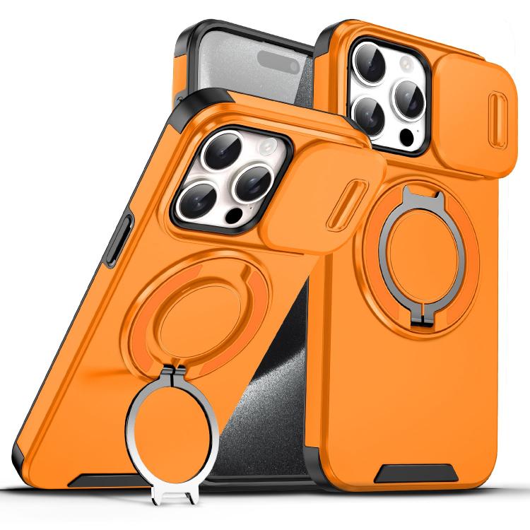 Sliding Camshield Ring Holder Phone Case, For iPhone 15, For iPhone 14 Plus, For iPhone 14, For iPhone 14 Pro