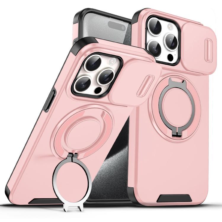 Sliding Camshield Ring Holder Phone Case, For iPhone 15, For iPhone 14 Plus, For iPhone 14, For iPhone 14 Pro