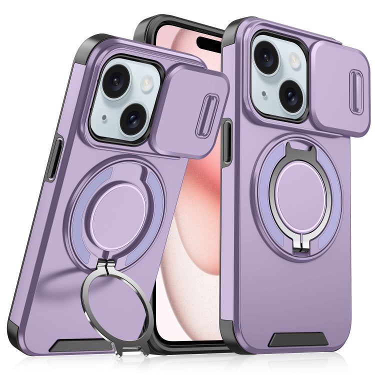 Sliding Camshield Ring Holder Phone Case, For iPhone 16, For iPhone 15 Pro Max, For iPhone 15 Pro, For iPhone 15 Plus