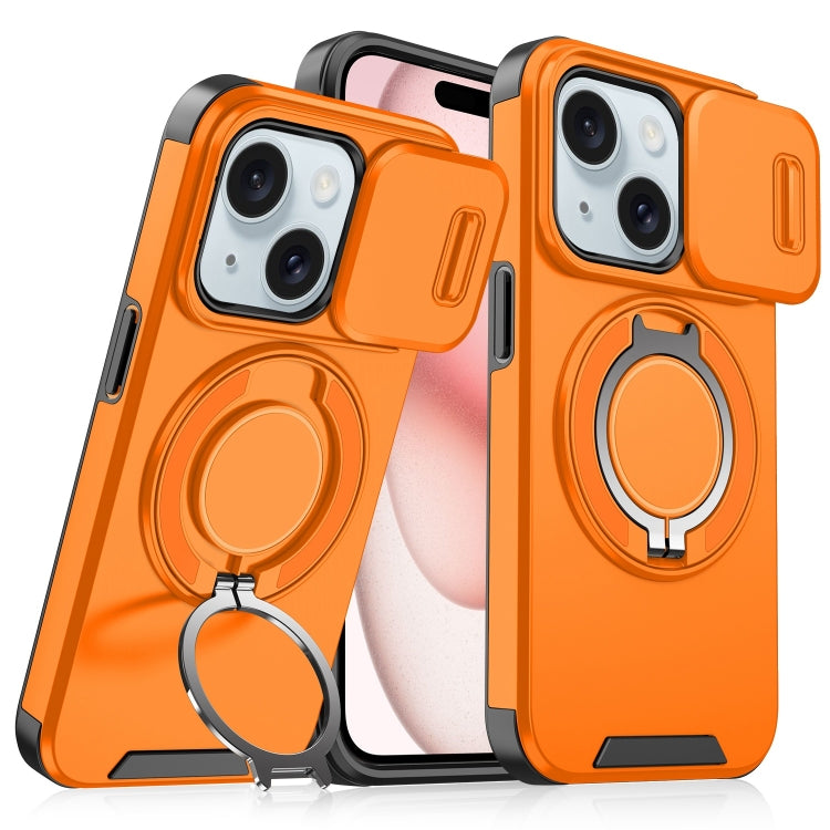 Sliding Camshield Ring Holder Phone Case, For iPhone 15, For iPhone 14 Plus, For iPhone 14, For iPhone 14 Pro